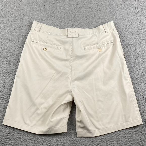 Under Armour Performance Shorts Men's 34 Light Beige Workout Athletic Causal - Picture 12 of 12